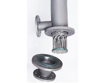 可拆式螺旋螺纹管换热器